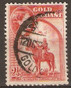 Gold Coast 1952 2d Scarlet. SG157.